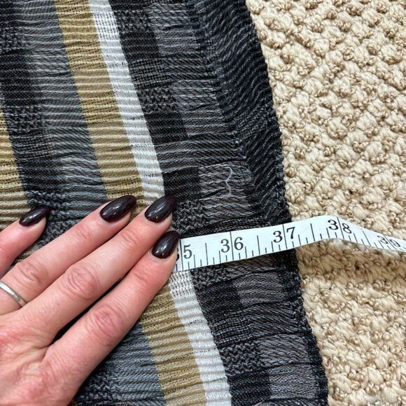 Ladies Echo Brand Ribbed Lightweight Striped Infinity Scarf - Picture 5 of 9